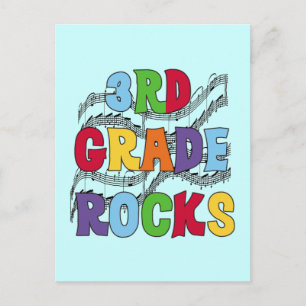 Carte Postale Chemises et cadeaux Multicolor 3e grade Rocks