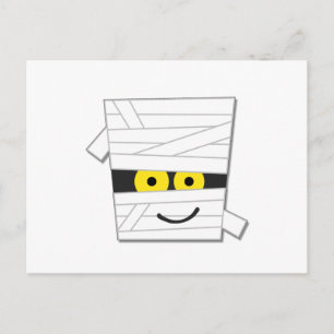Carte Postale Chemises et cadeaux pour la momie d'Halloween
