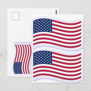 Carte Postale Chemises T-Shirt Drapeau Américain – T-Shirts Grap
