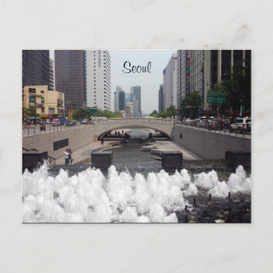 Carte Postale cheonggyecheon seoul