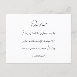 Carte Postale Cher ami