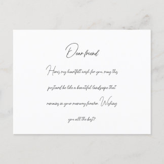 Carte Postale Cher ami