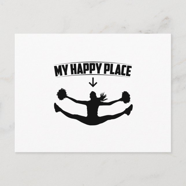 Carte Postale Cher Sayings | Cadeaux de Pom-pom girl sportives (Devant)