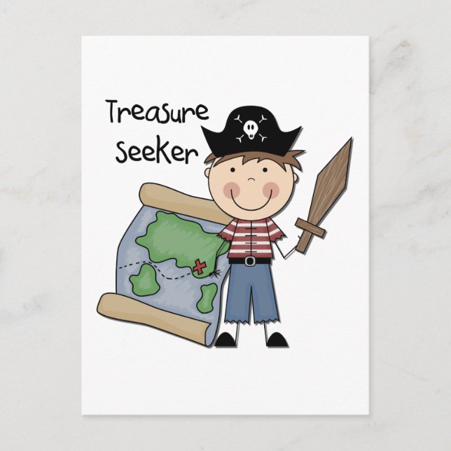Carte Postale Chercheur de trésors - T-shirts et cadeaux pour ga (Devant)