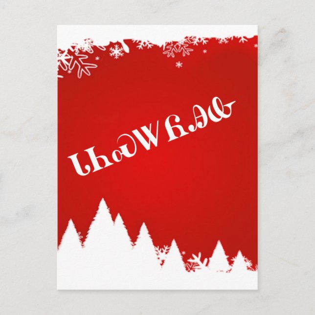 Carte postale cherokee de Joyeux Noël (Devant)