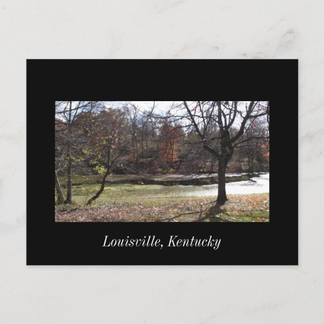 Carte postale Cherokee Park Louisville Kentucky (Devant)
