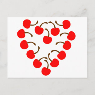 Carte Postale Cherry Heart