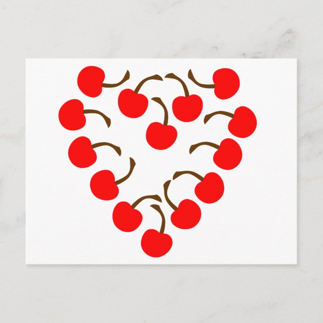 Carte Postale Cherry Heart (Devant)