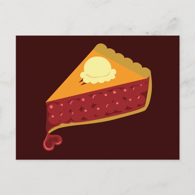 Carte Postale Cherry Pie Heart (Devant)
