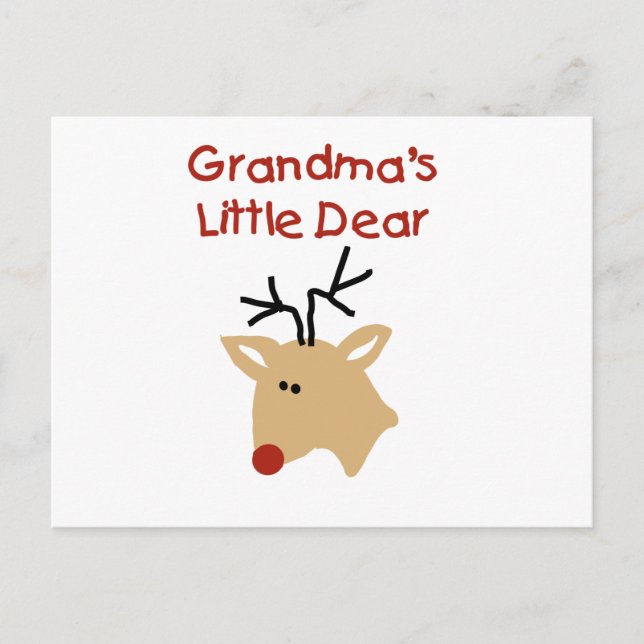 Carte Postale Chers tee-shirts et cadeaux de grand-mère (Devant)