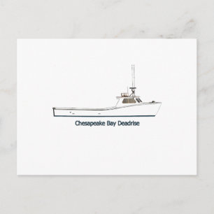 Carte Postale Chesapeake Bay Deadrise Boat (titre)