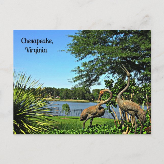 Carte Postale Chesapeake, Virginie (Devant)