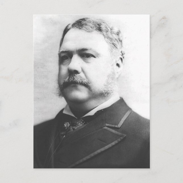 Carte Postale Chester A. Arthur 21e Président (Devant)
