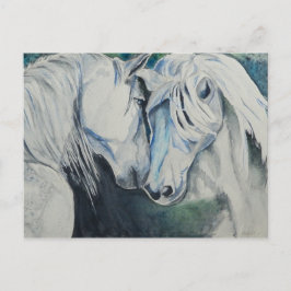Carte postale Cheval Aquarelle