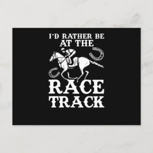 Carte Postale Cheval Course Cheval Plutôt Course Hippodrome
