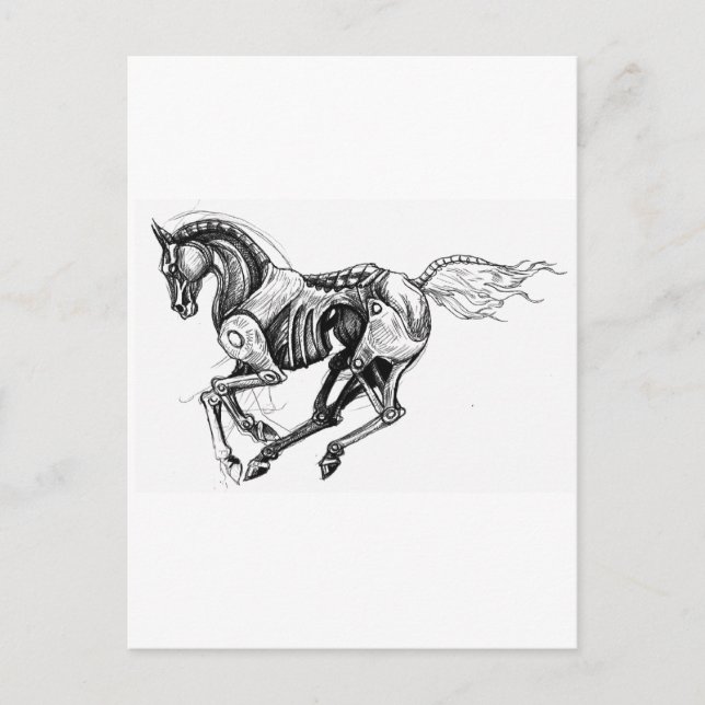 Carte Postale Cheval de fer (Devant)