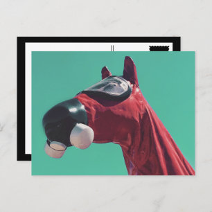 Carte Postale cheval de guerre froide