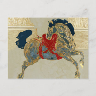 Carte Postale Cheval doré impérial