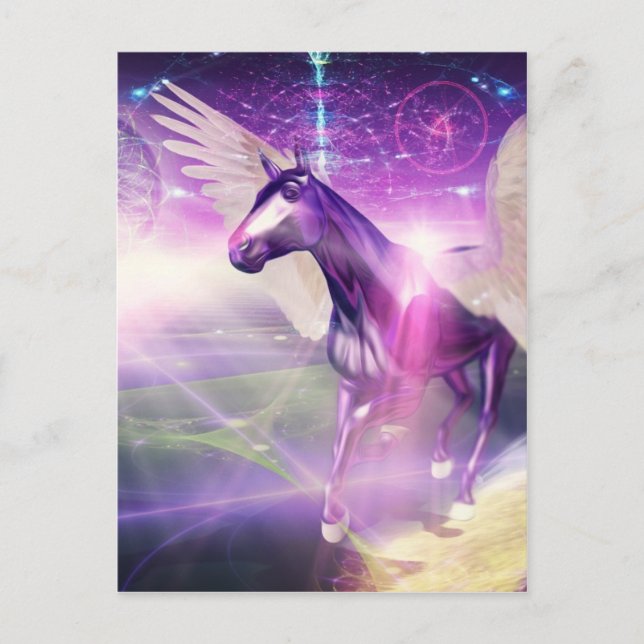 Carte Postale Cheval Mystique (Devant)