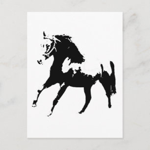 Carte Postale Cheval Pop Art