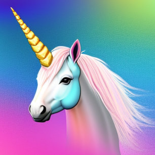 Carte postale Cheval Unicorn