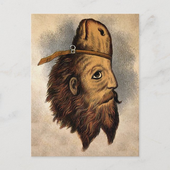 Carte Postale Cheval vintage (Devant)