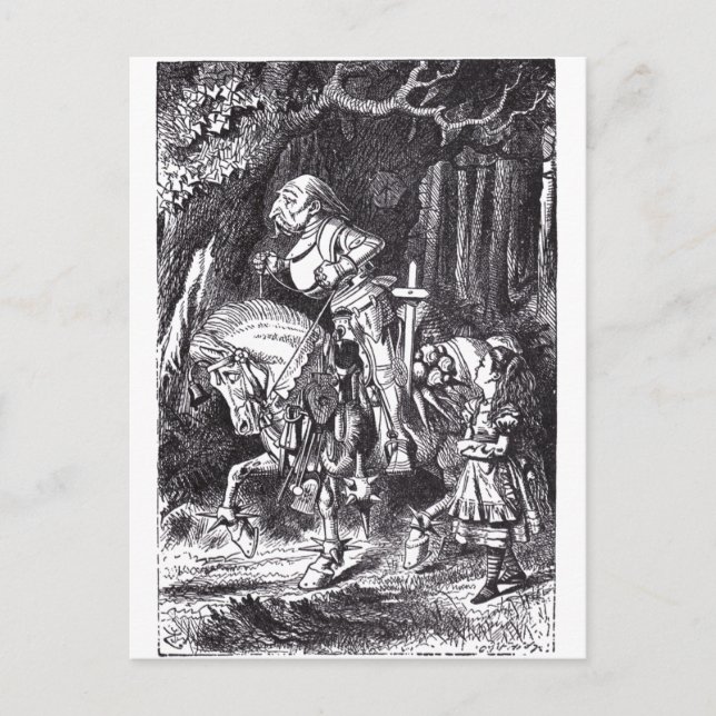 Carte Postale Chevalier blanc (Devant)