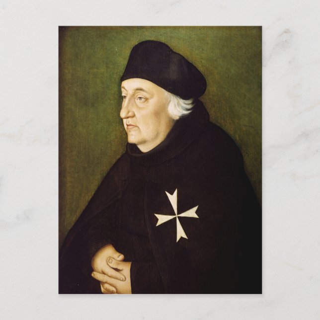 Carte Postale Chevalier de l'Ordre de Malte, 1534 (Devant)