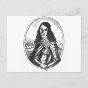 Carte Postale chevalier mort pirate
