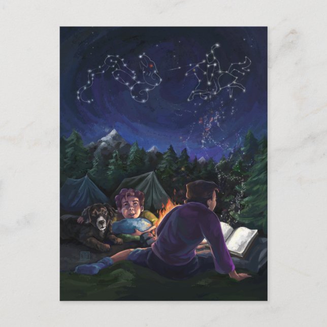 Carte Postale Chevaliers d'été (Devant)