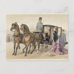 Carte Postale Chevaux anglais