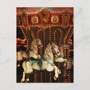 Carte Postale Chevaux de carrousel