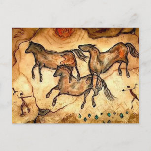 Carte Postale Chevaux de grotte **