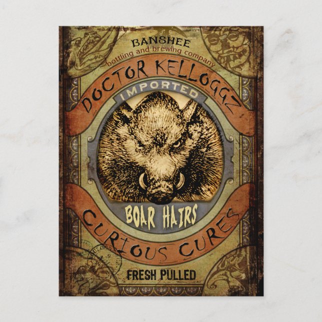 Carte Postale Cheveux de caisse (Devant)