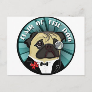 Carte Postale Cheveux du merch de chien