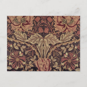 Carte Postale Chèvrefeuille par William Morris, Fleurs de jardin