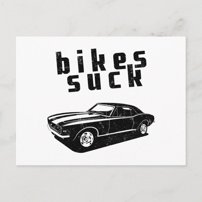 Carte Postale Chevrolet Camaro SS 396 1967 (Devant)