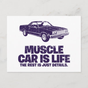 Carte Postale Chevrolet El Camino 1977