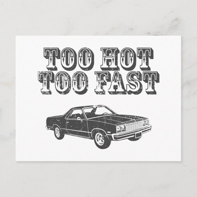 Carte Postale Chevrolet El Camino 1977 (Devant)