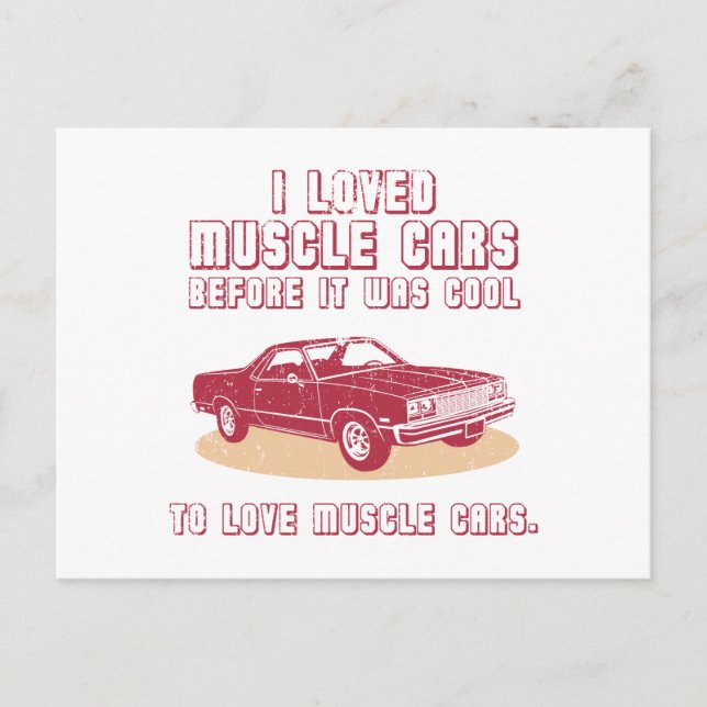 Carte Postale Chevrolet El Camino 1977 (Devant)