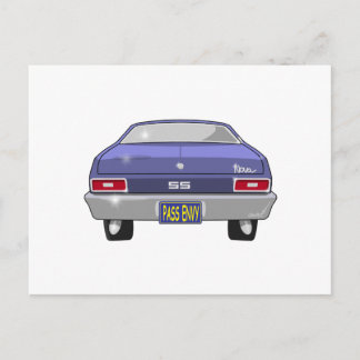 Carte Postale Chevrolet Nova SS 1970