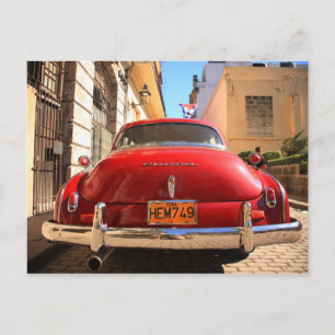Carte Postale Chevrolet rouge