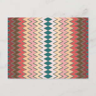 Carte postale Chevron Zigzag Sud-Ouest