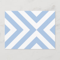 Chevrons bleu clair et blanc