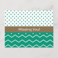 Chevrons d'émeraude et Pois manquants