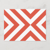 Chevrons orange et blanc