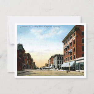 Carte Postale Cheyenne WY View Vintage années 1910