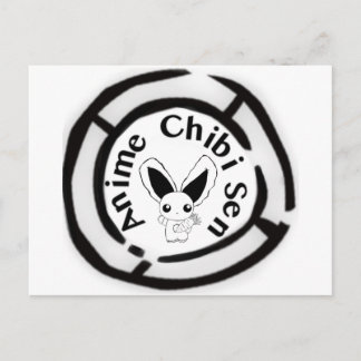 Carte Postale Chibi Bunny