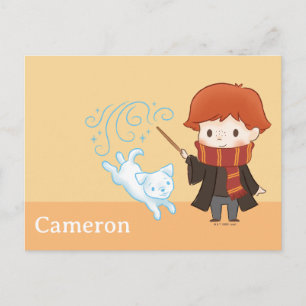Carte Postale Chibi Ron Weasley Patronus