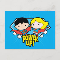 Chibi Superman & Chibi Supergirl Power Up!